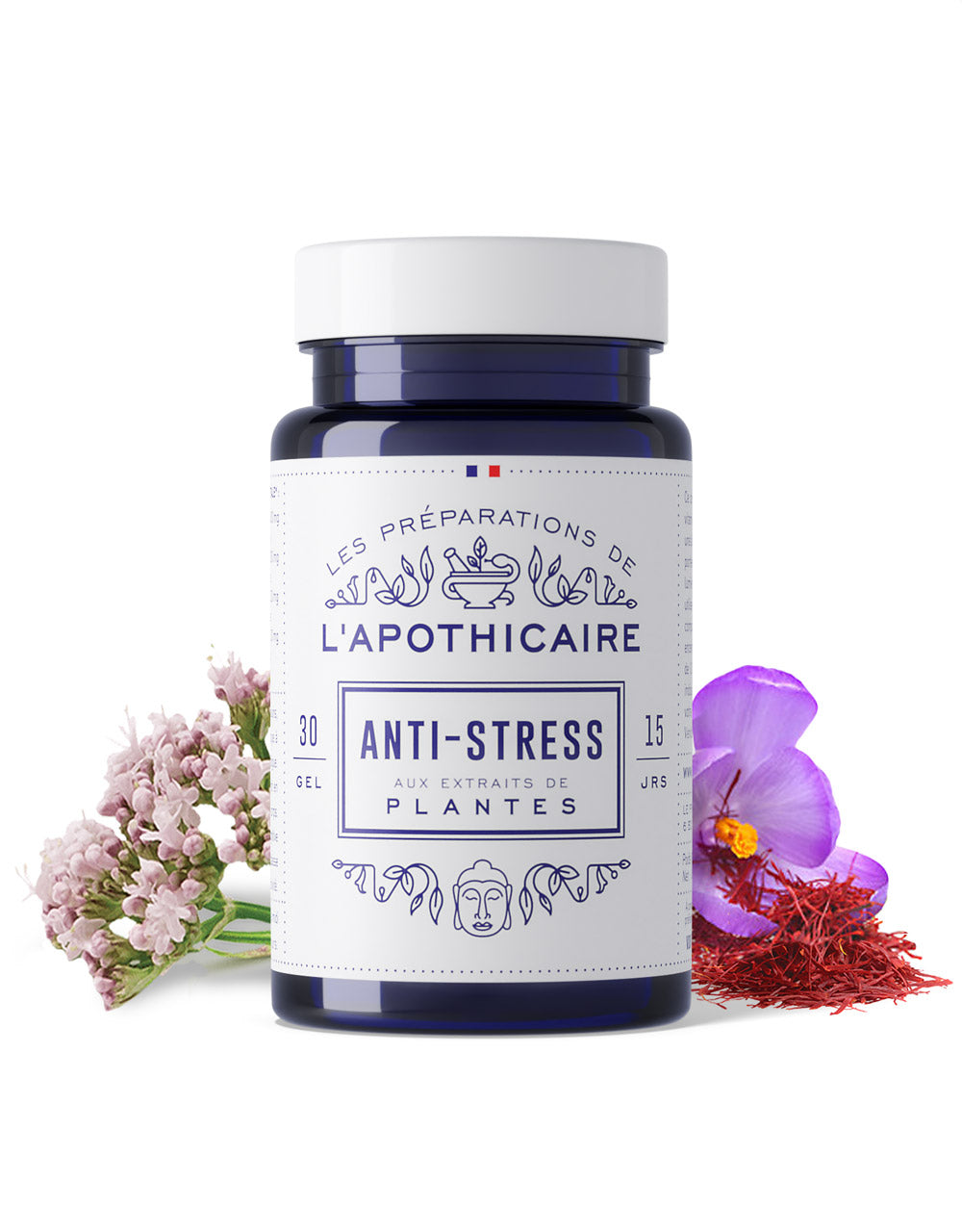 Anti-stress capsules against digestive disorders linked to stress