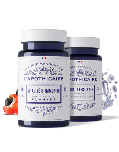 Formule Duo Vitalité et immunité + Flore intestinale