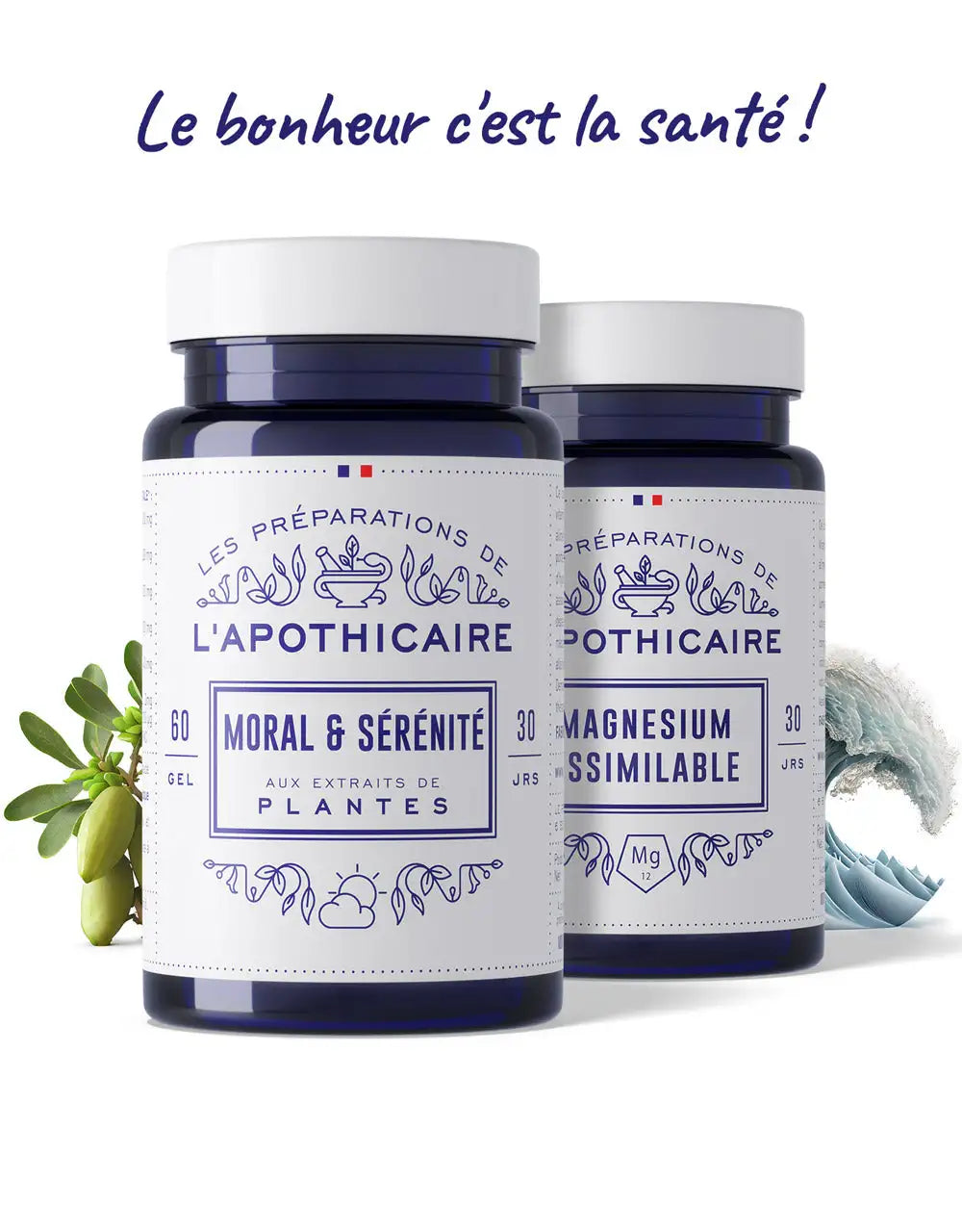 Formule Duo Moral et Sérénité + Magnesium  avec texte