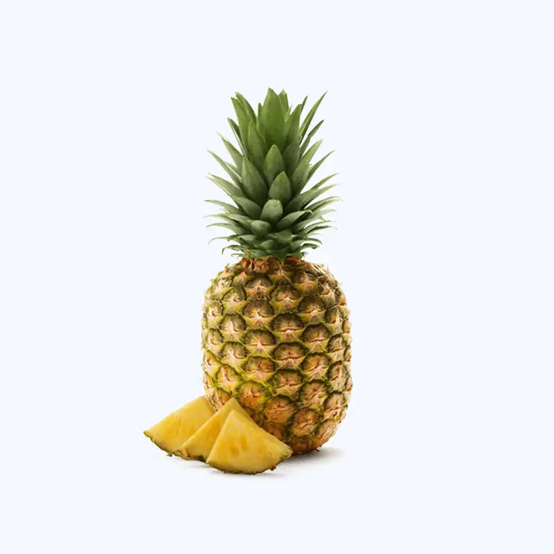 ananas entier avec des tranches 